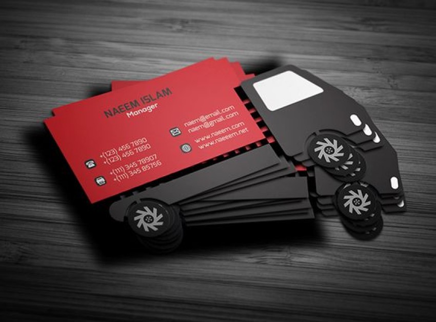 mẫu card visit taxi