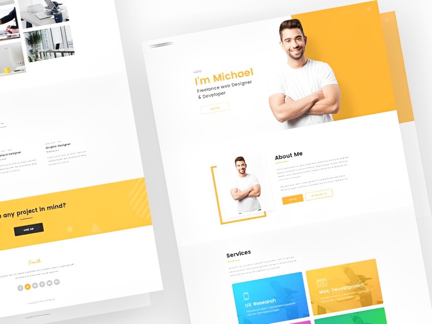 mẫu portfolio design