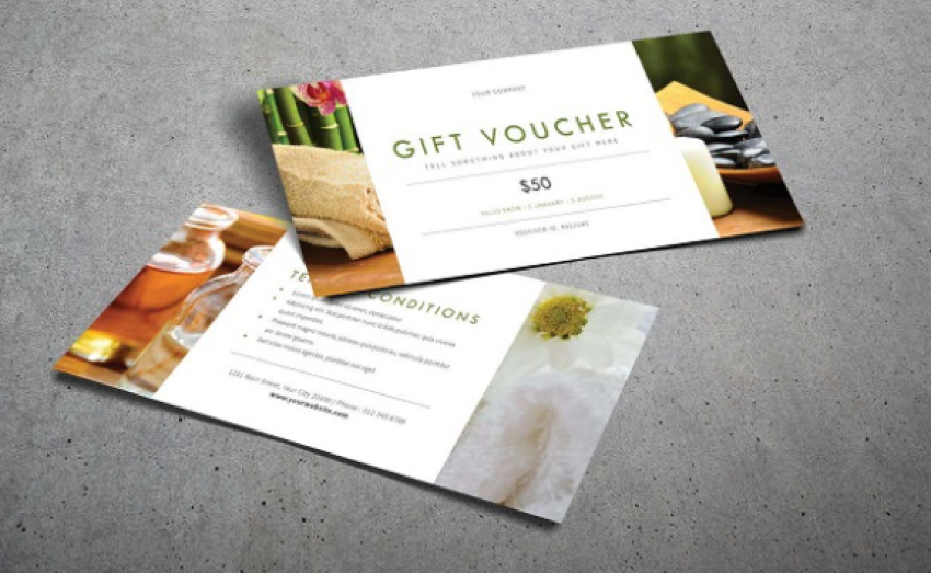 tự thiết kế voucher