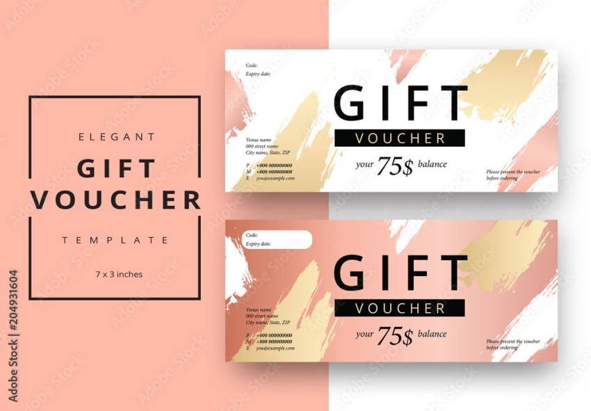 tự thiết kế voucher