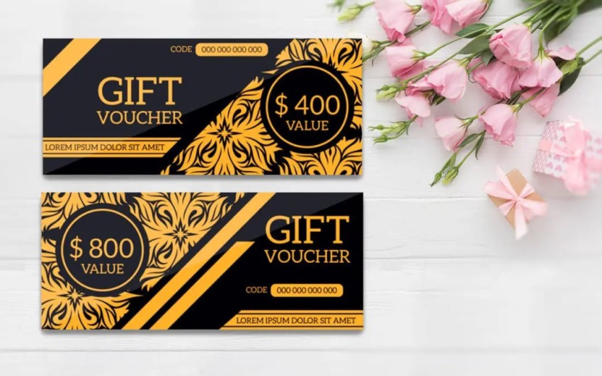 mẫu voucher giảm giá