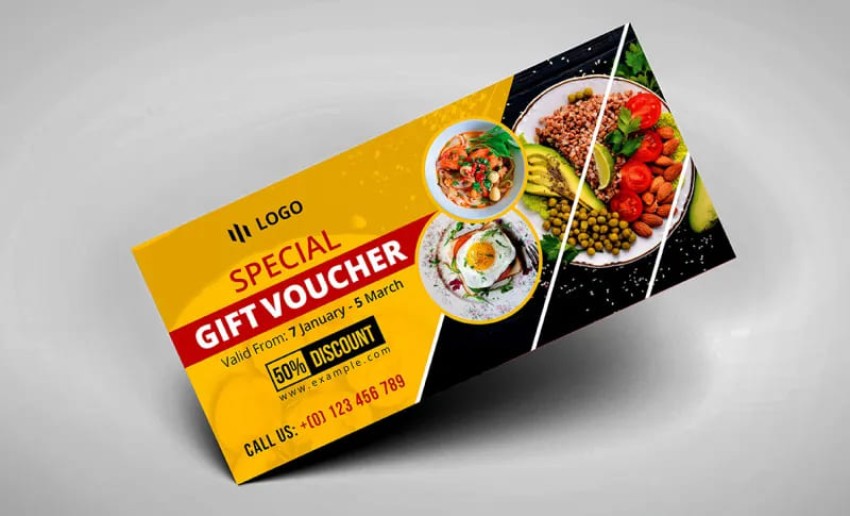 mẫu voucher giảm giá