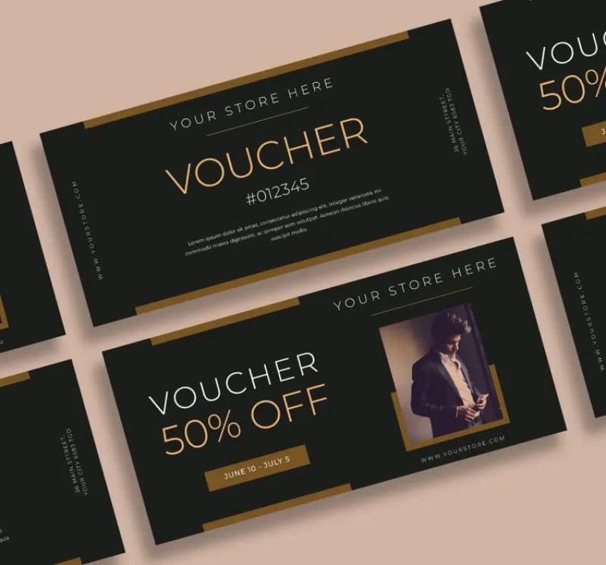 mẫu voucher giảm giá