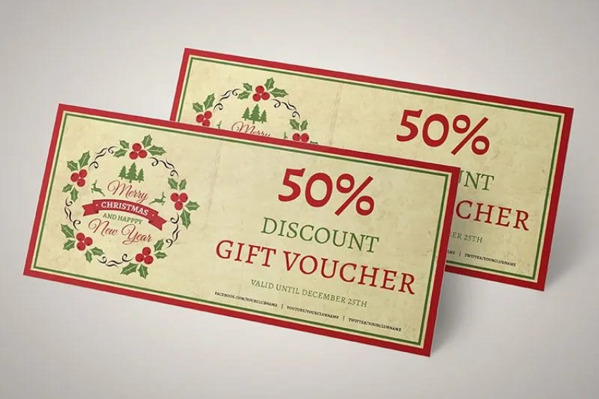 mẫu voucher giảm giá