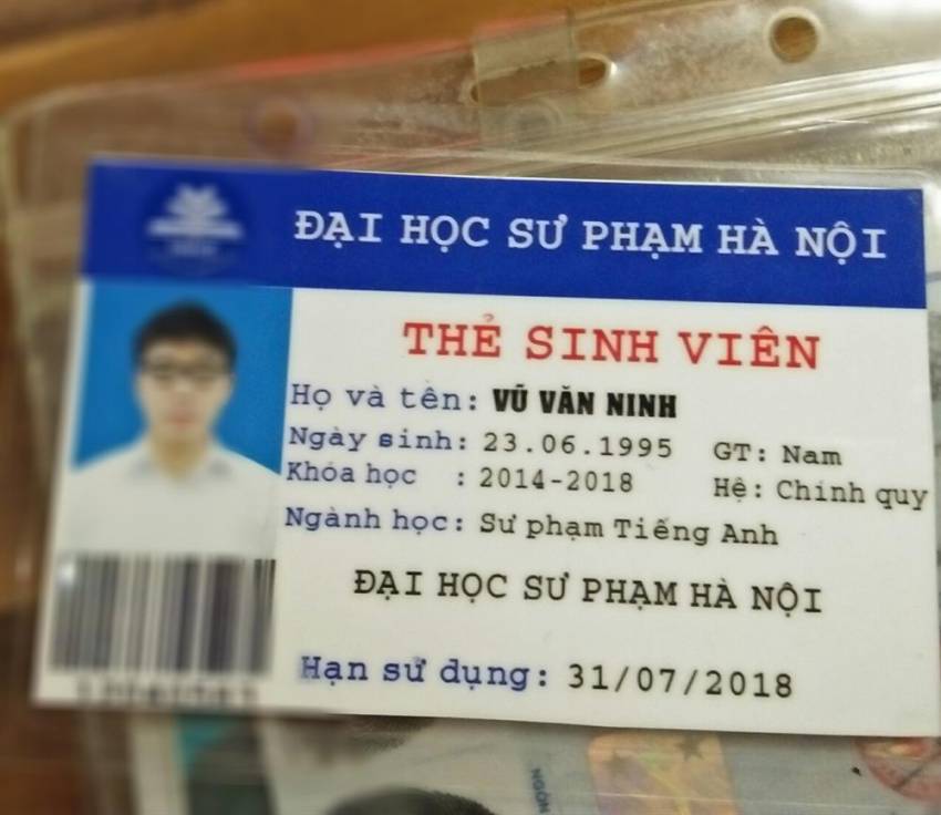 in thẻ sinh viên